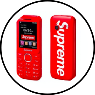 Supreme blu 2024 phone stockx