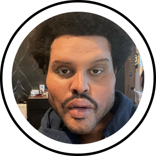 Snapchat Lens Icon for theweeknd