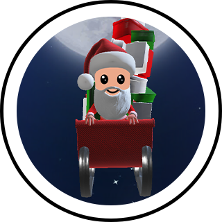 Santa On His Way Lens and Filter by Rakuten Viber on Snapchat