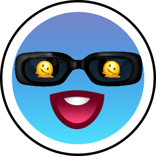 Sunglasses Melted Emoji Lens and Filter by Snapchat on Snapchat