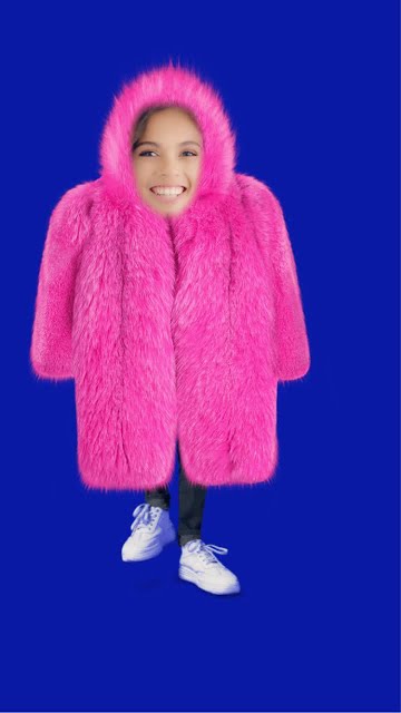 Pink Fur Coat